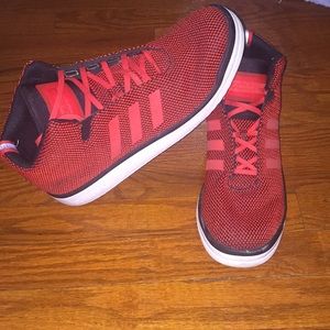 Adidas shoes, Size 11, Red, can also style women